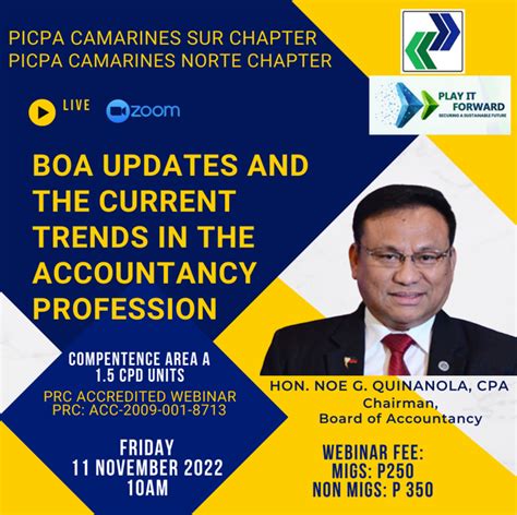 boa chairman philippines|PH needs more accountants, says Board of Accountancy.